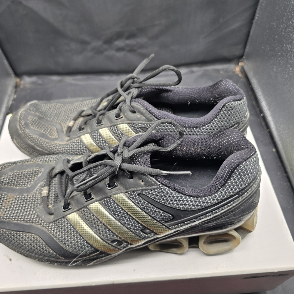 Adidas Black and‎ Gold Running Shoes